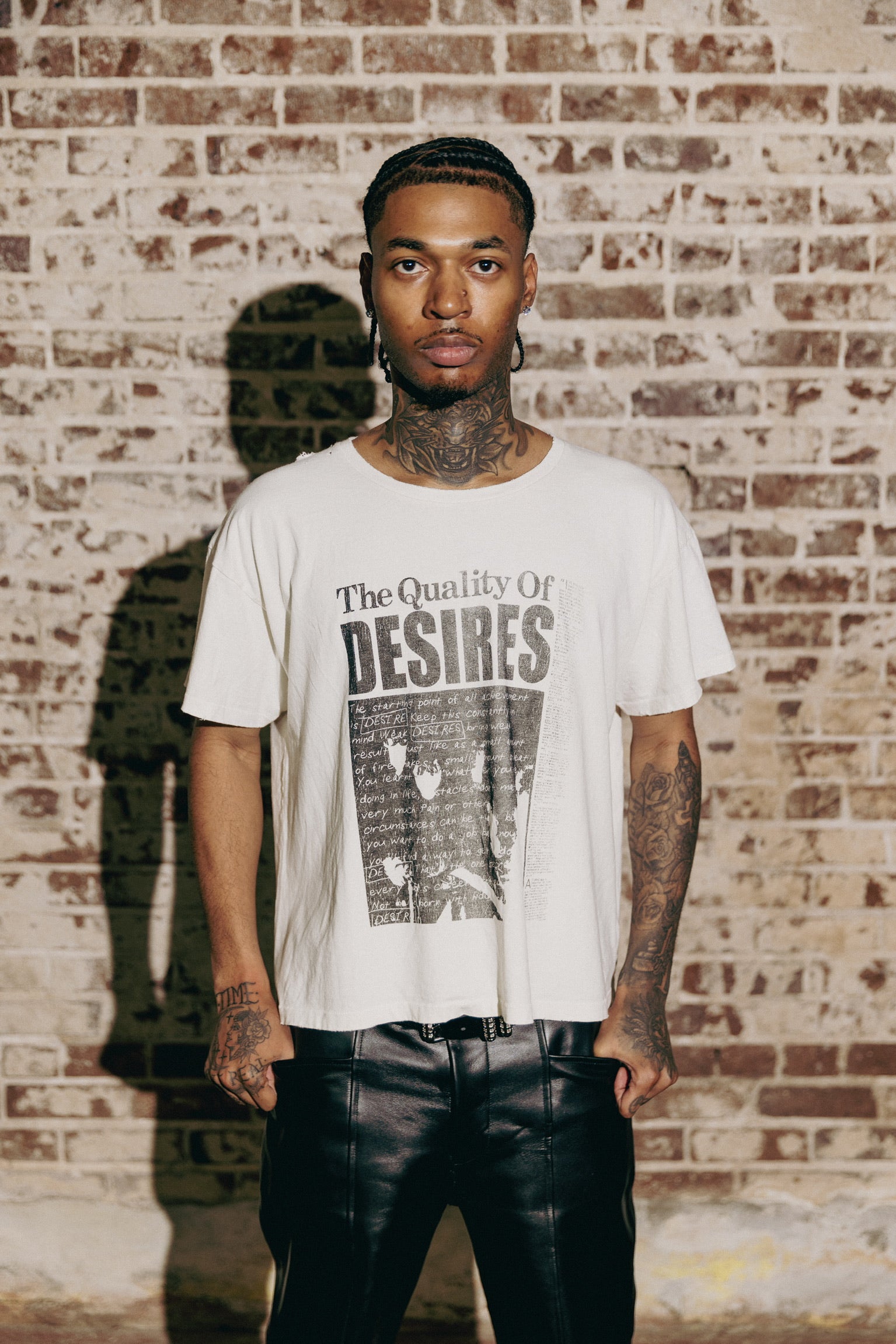 QUALITY OF DESIRES T-SHIRT ‘IVORY’